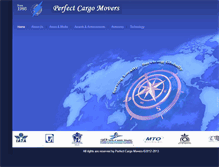 Tablet Screenshot of perfectcargo.in